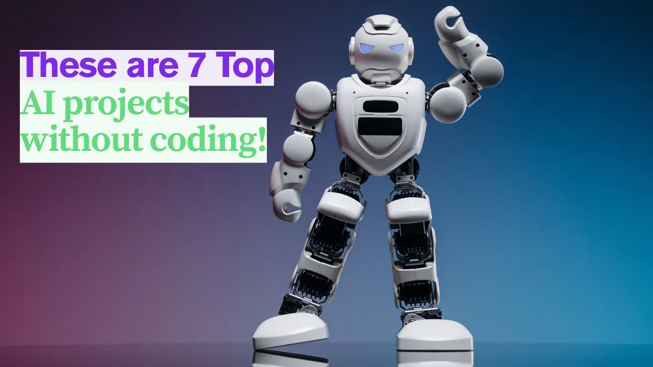 Build These professional AI projects without coding for beginners